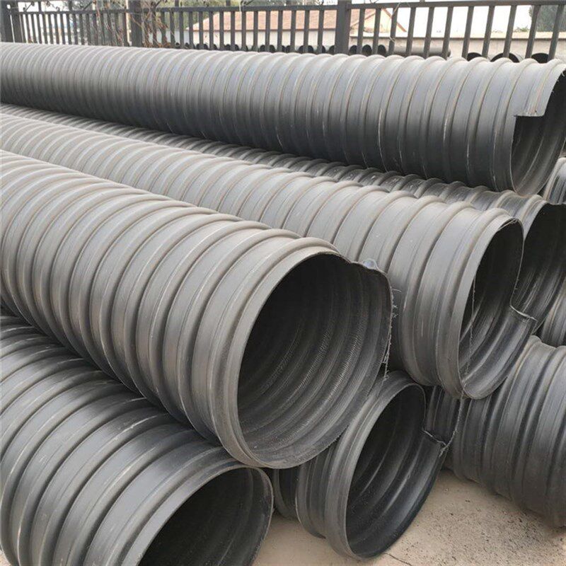 极速新品bhdpe钢带增强波纹管聚乙烯复合dn400大口径钢带缠绕市政