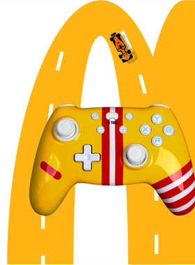 PB TAILS破冰人 Crush Uncle M无线游戏手柄磁吸壳PC电脑版双蓝牙steam双人手柄switch致敬麦当劳系列