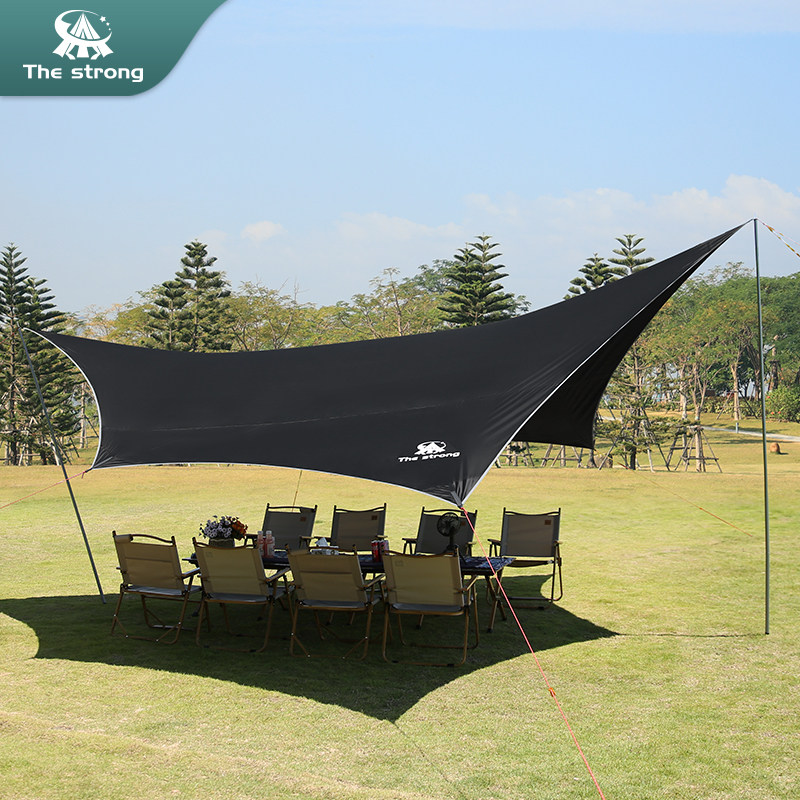 蝙蝠天幕加厚加粗黑胶超防紫外线