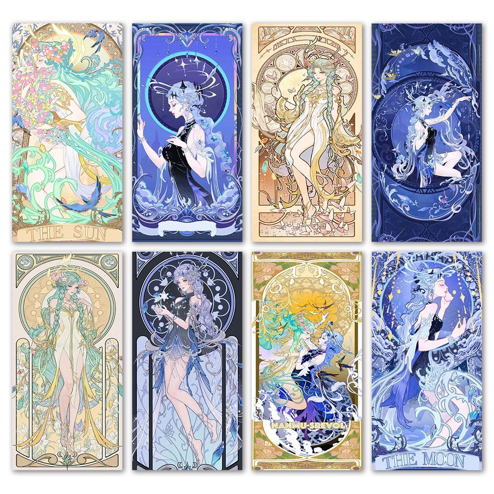 36张王者荣耀貂蝉馥梦繁花小卡二次元游戏自制精美卡片纪念收藏