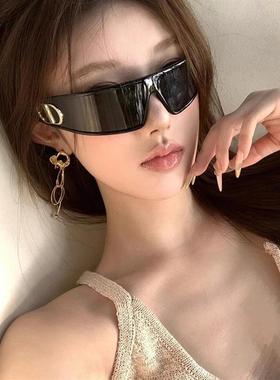 2025新款发箍墨镜女级感网红小红书同款欧美复古太阳镜防紫外线