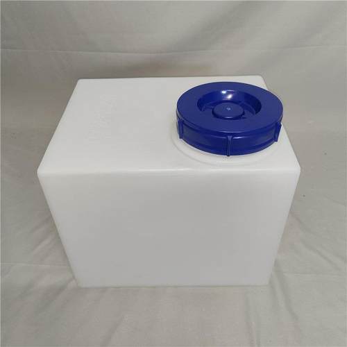 加厚食品级70斤长方形净水设备塑料水桶30L白色实验室纯水机水箱