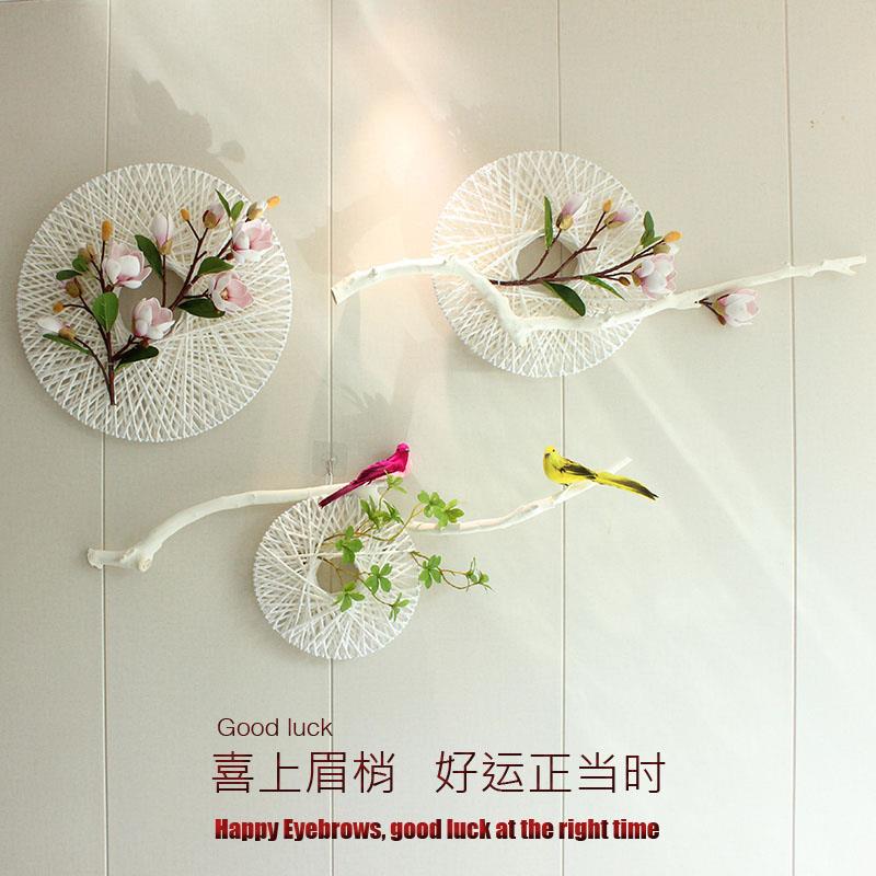 北欧树枝小鸟墙饰壁挂客厅卧室墙面沙发电视背景墙壁装饰壁饰挂件