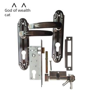 瑞菱铝合金门锁6030门锁室内门锁卧室锁拉手门锁暗香槟门锁