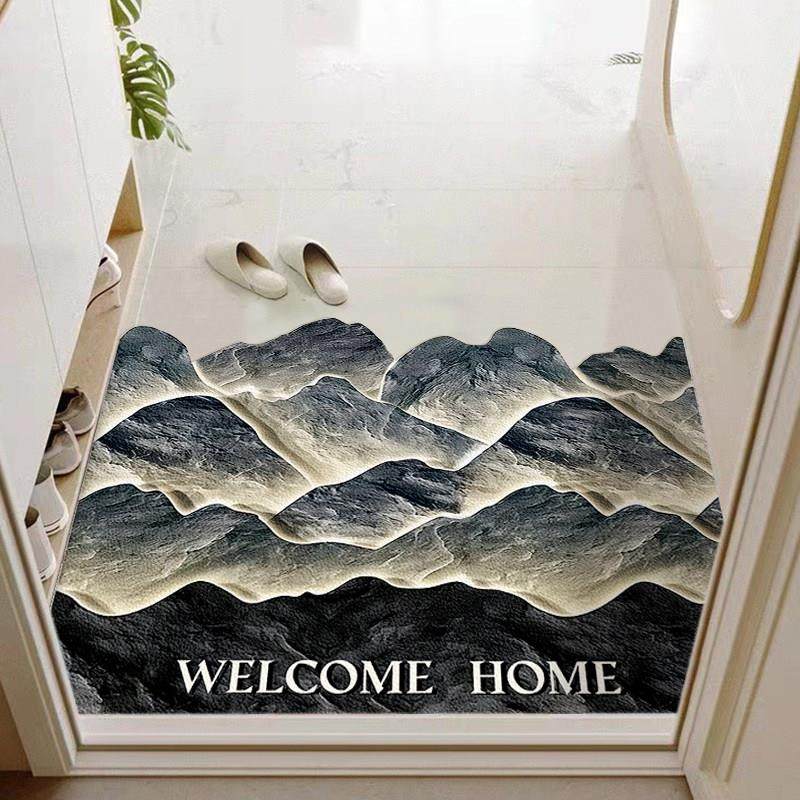 家用入户门垫皮革可擦洗脚垫子进门防滑耐脏地垫地毯可裁剪玄关垫,居家布艺,入户地垫,淘宝优惠券,粉丝福利购,淘宝优惠卷