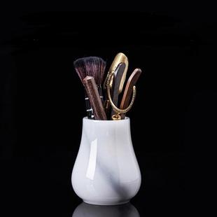 玉瓷茶洗茶杯洗大号家用功夫茶具茶铲茶夹茶针 琉璃茶道六君子套装