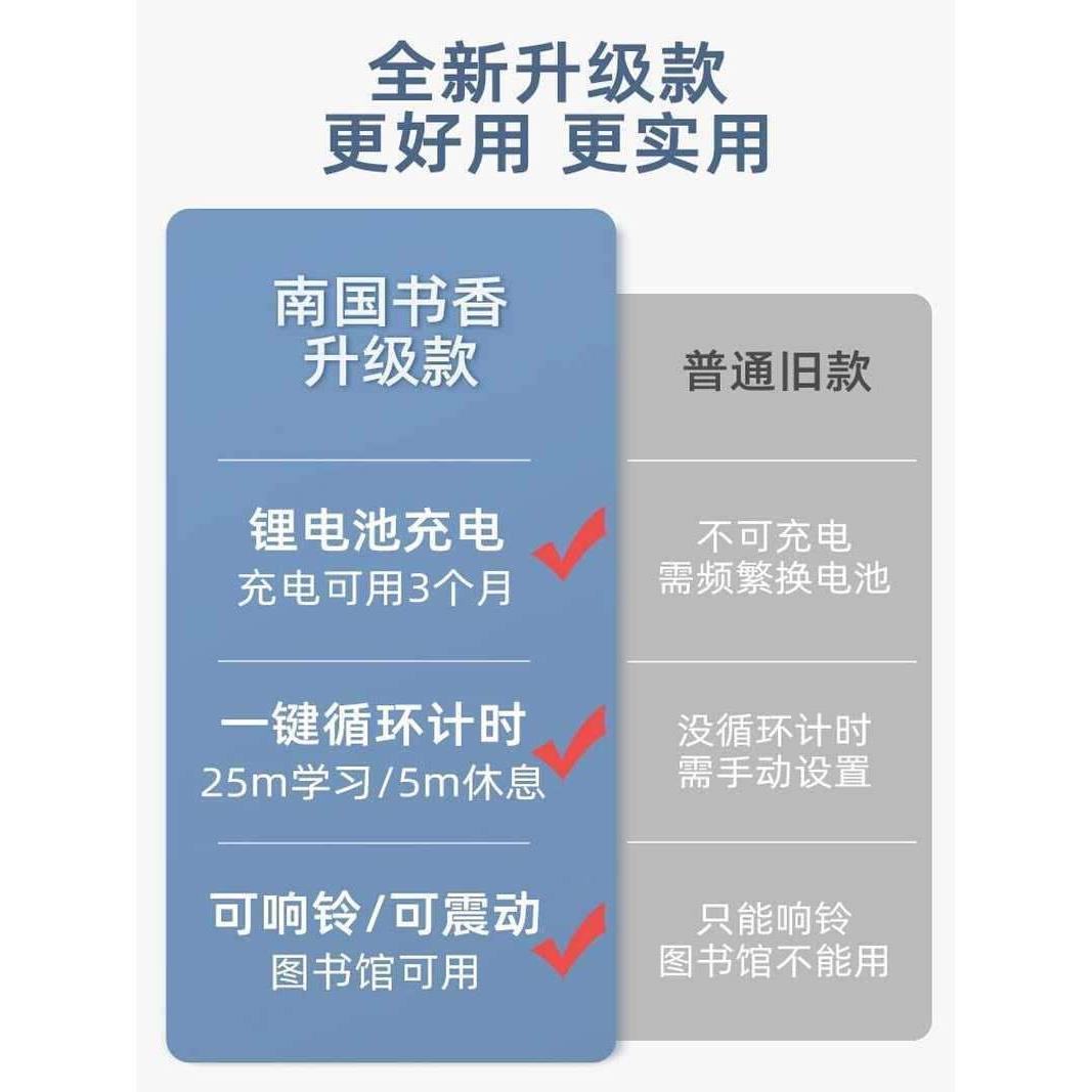 新品可视化计时器儿童学习专用自律定时提醒写作业时间管