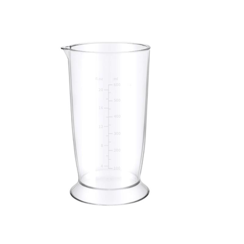 手持搅拌棒量杯带刻度大容量AS食品级材料600ml料理机奶茶杯