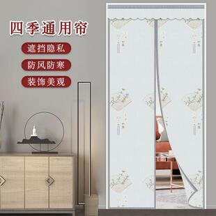 中国风门帘秋冬卧室房间家用高级感四季通用室内防风布艺2024新款