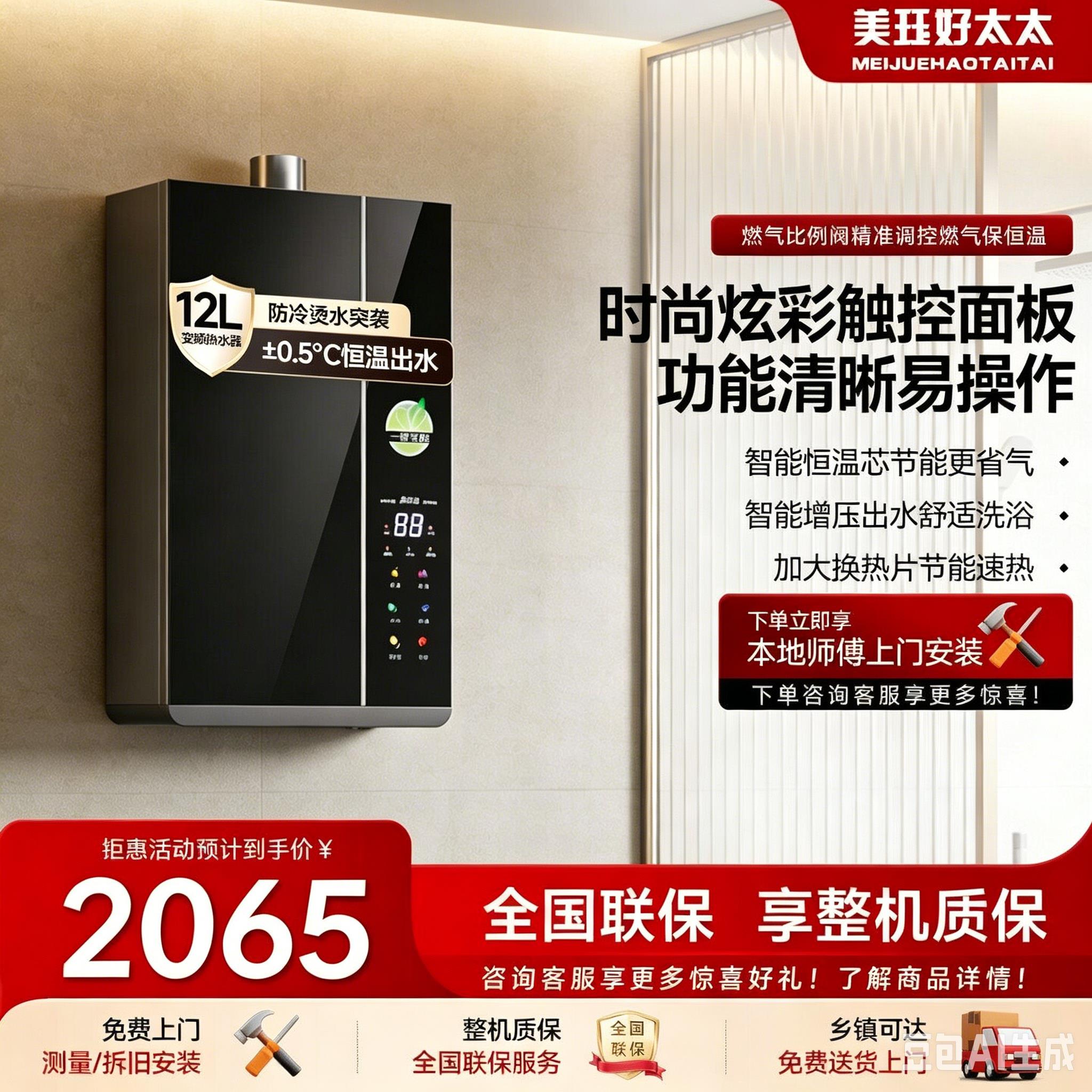 好太太燃气热水器家用变