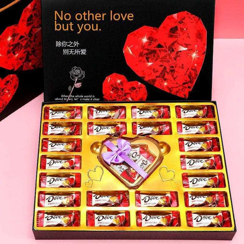 F教师节礼物送老师糖果DEFU巧克力礼盒礼物送男女朋友生日恋爱FYX