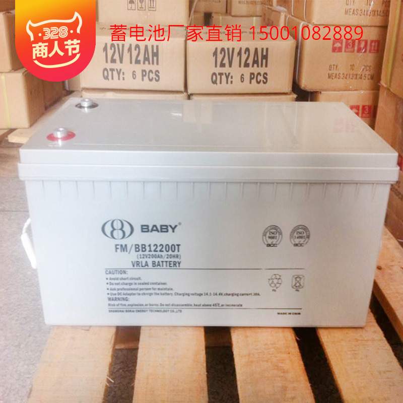 鸿贝蓄电池FM/BB12100T 上海鸿贝12V100AH UPSEPS直流屏 应急电源