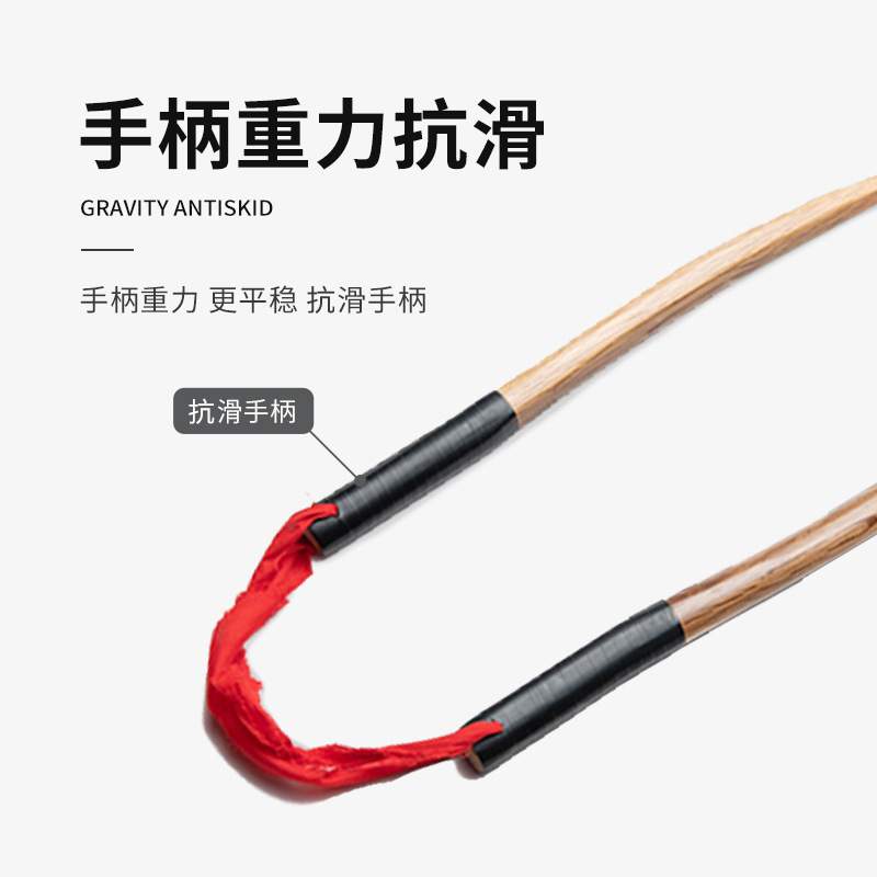 龙舟鼓棒月牙鼓槌重力大鼓槌弯月牙形鼓锤大堂鼓大军鼓棍比赛用