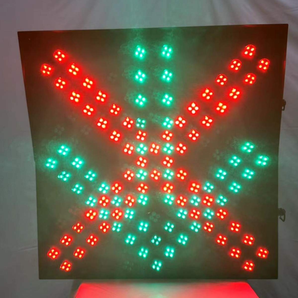 亮源隧道收费站led车道指示器箭头灯左转直行禁行PLC控制天棚灯