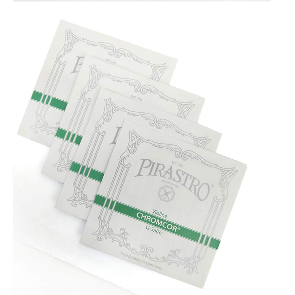 德国PIRASTRO 绿条小提琴弦 CHROMCOR 小提琴琴弦 套弦进口铬钢弦