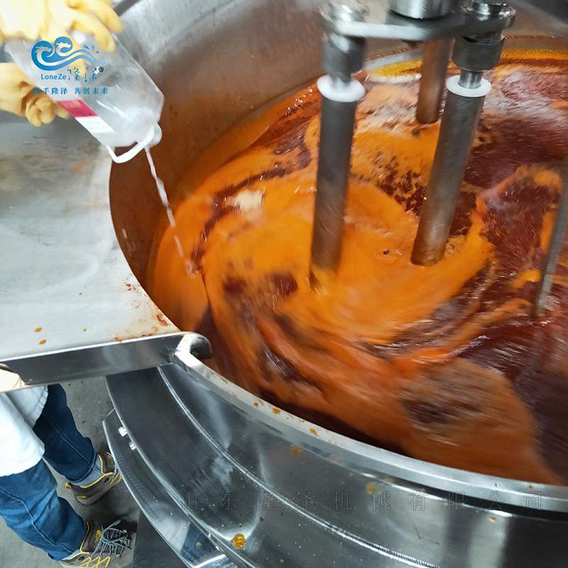 火锅底料炒制成套设备 全自动火锅底料焖制罐 650L火锅底料发酵罐