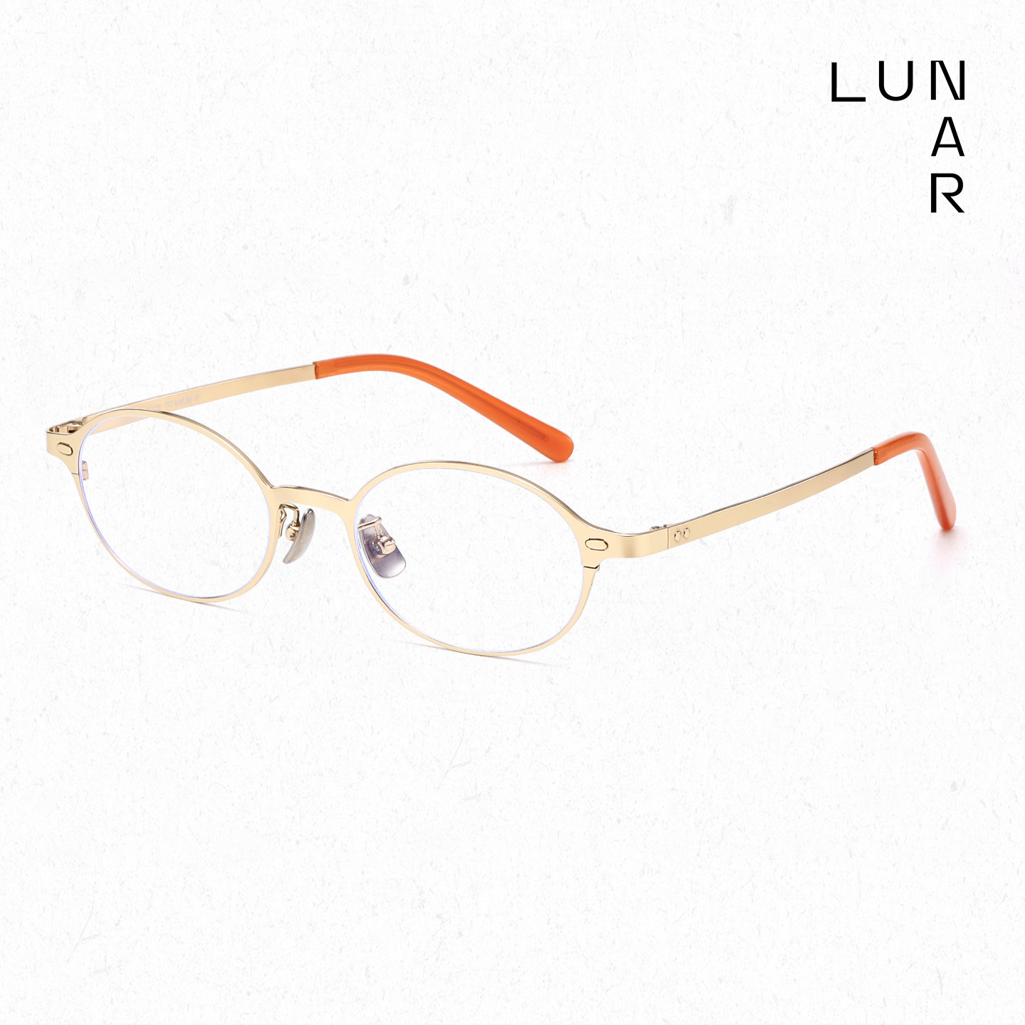 LUNAR纯钛圆框复古森系眼镜