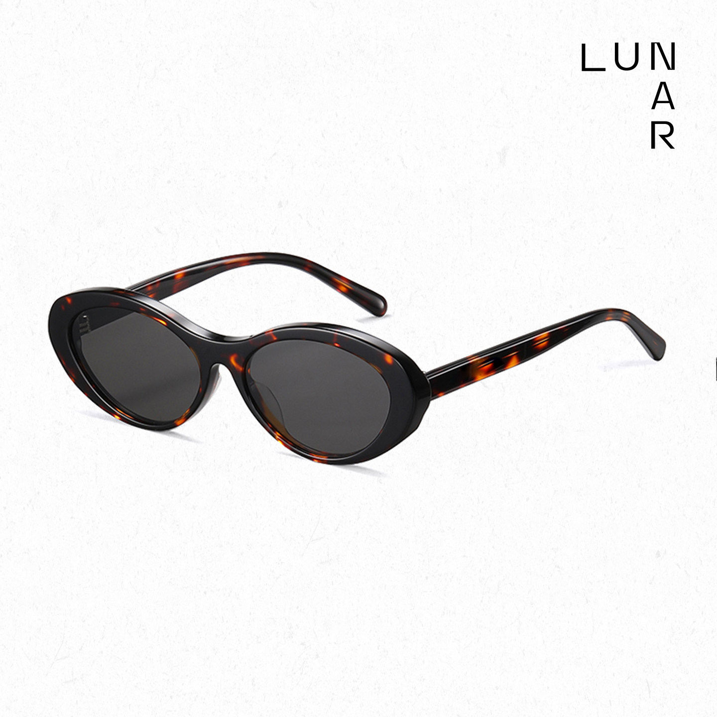 LUNAR猫眼墨镜女防晒防紫外线复古小香太阳眼镜长脸遮阳高级感