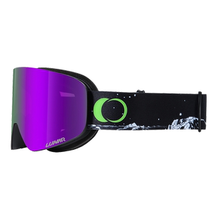 Lunar磁吸滑雪眼镜男护目眼镜双层防雾大视野女滑雪镜Saturn