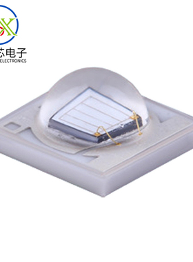 3535陶瓷紫光LED灯珠 景观亮化用3W紫色LED光源 UVLED贴片大功率