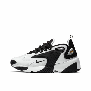 Nike Zoom 2K Air防滑中帮气垫休闲跑步鞋女款黑白熊猫AO0354-100