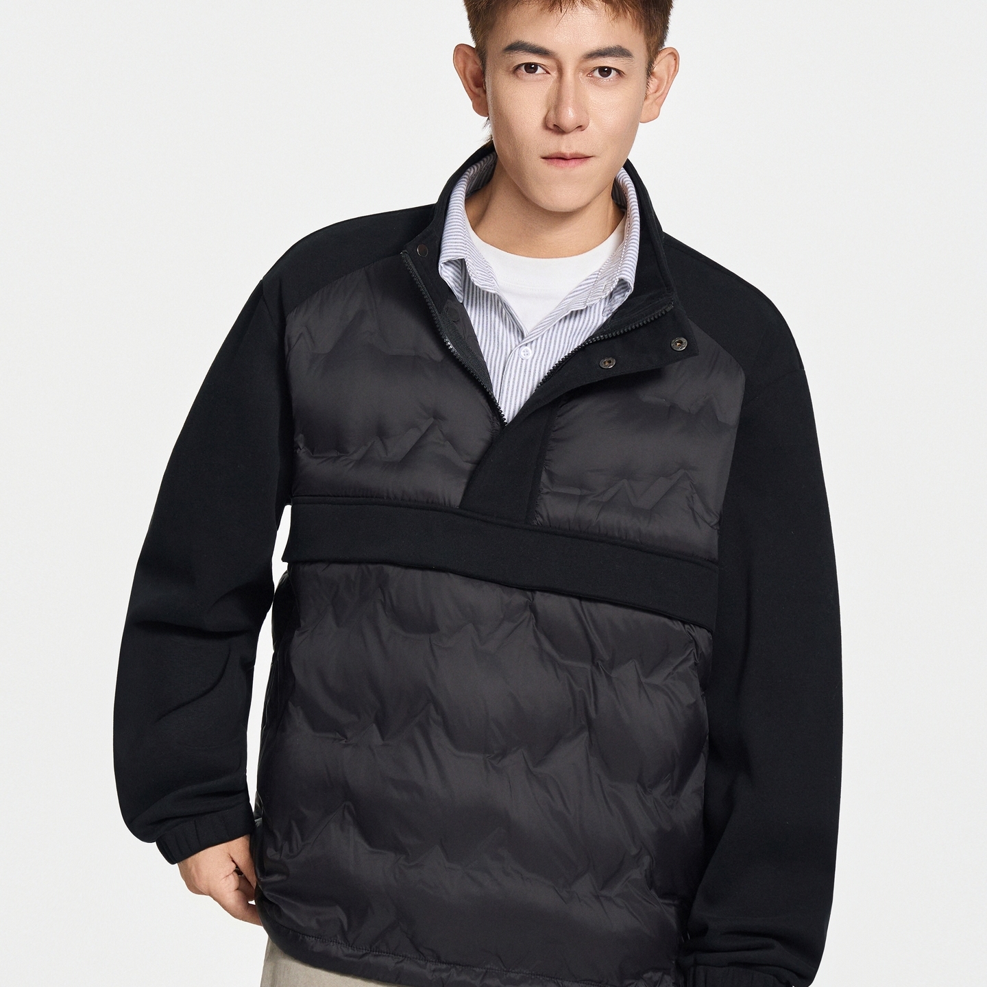 2025冬季新款轻薄卫衣羽绒服