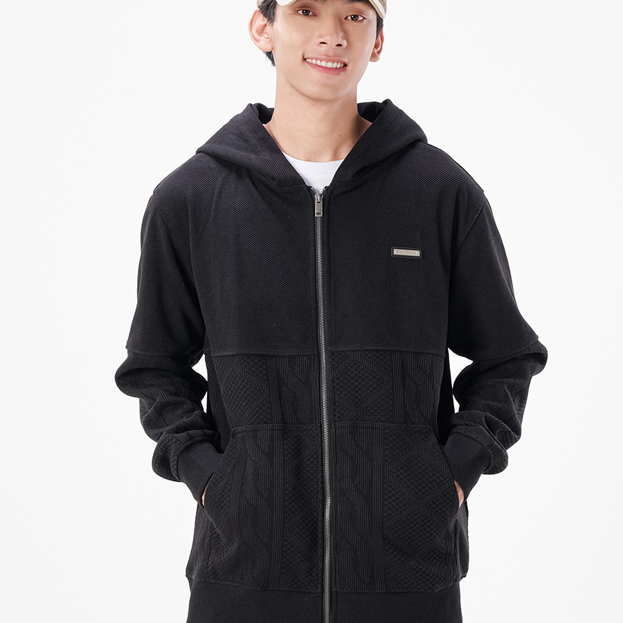 2025秋季新款青少年针织连帽卫衣