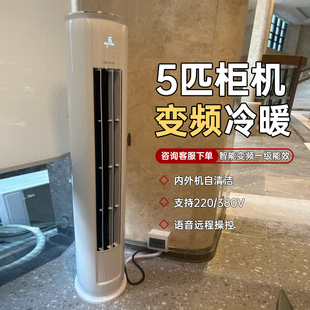先锋5匹柜机空调商用一级能效超大风量急速冷暖节能省电立式空调