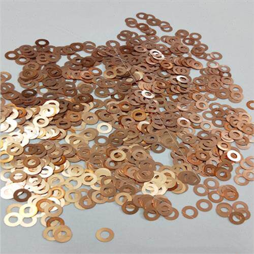 极速h62黄铜板加工定制H59T2紫铜板激光切割O导电片圆片铜排垫片c