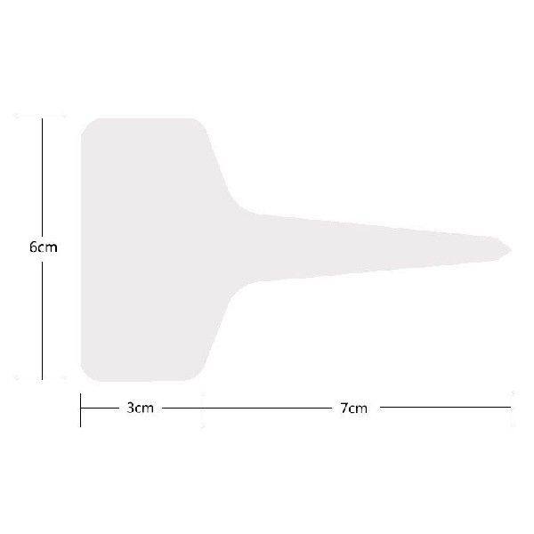 极速50pcs Plastic Plant T-wtype Tags Markers Nursery Garden