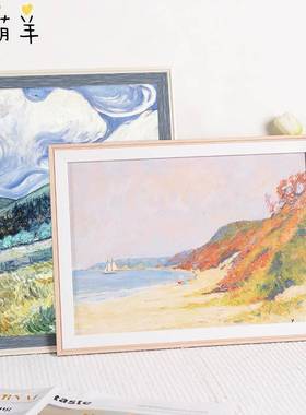 极速北欧小清新相j框欧式画框摆台a4展示框4K开8k油画装裱A3照片