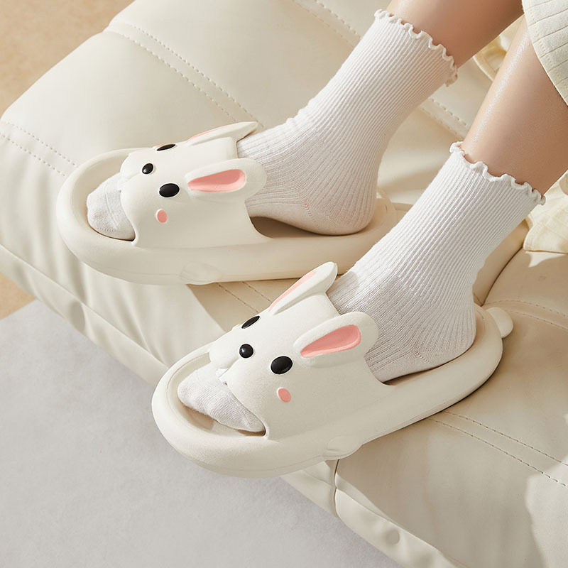 极速拖鞋女夏季家居室内可爱兔y子软底踩屎感浴室洗澡防滑儿童亲