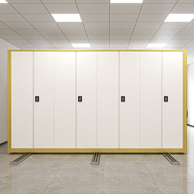 极速奈高密集架移动档案柜资料柜移动货架电动式钢制Y轨道铁皮柜