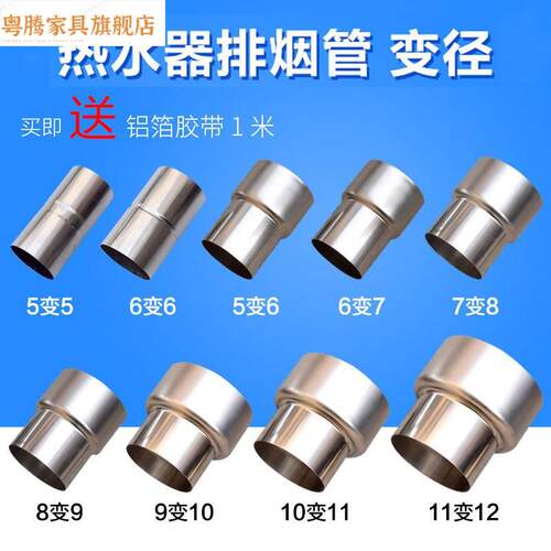 极速变径接头排烟管变径圈50转50mm70转60mm接口菸筒120转1Z10mm