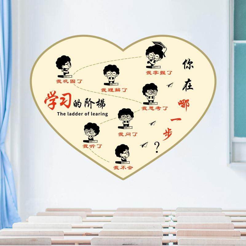 极速小学中教室装饰文化墙v贴三考班级激励标语布置励志贴纸挂画,家居饰品,软装墙贴,淘宝优惠券,粉丝福利购,淘宝优惠卷