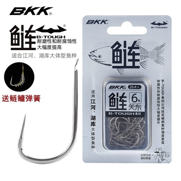 钩伊势尼巨物鲢关东勾新关东B大号草鱼KK浮钓鲢鳙鲢鳙#手竿鱼钩6
