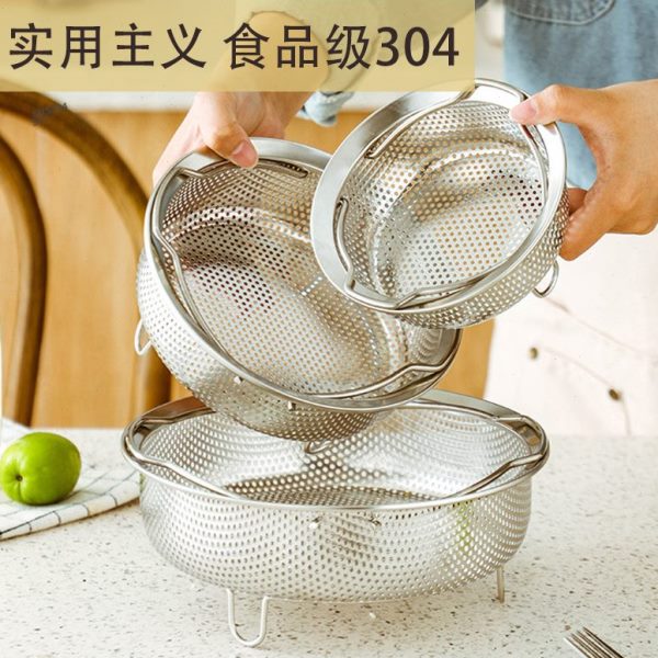 米饭蒸笼分离淘神器水果不锈钢4米蒸蒸饭沥水汤30电饭锅米蒸格