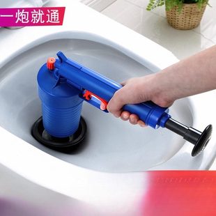 厕所疏通家用下水道马桶疏通器捅堵塞工具清洁棒一炮通管道高压吸