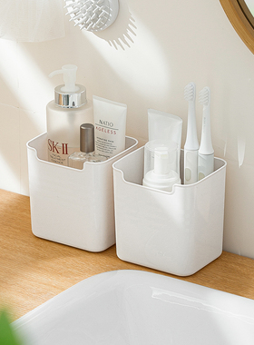 纳川镜柜收纳盒化妆品口红置物架护肤品卫生间桌面整理储物盒子