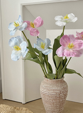 郁金香仿真花绢花婚礼礼堂布景