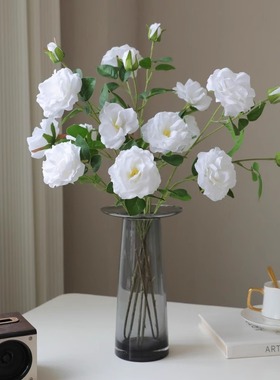 仿真冰山月季花家居民宿庭院装饰