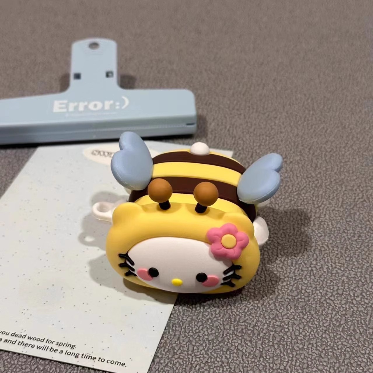立体可爱蜜蜂猫咪airpods1/2代耳机壳保护套蓝牙AirPods苹果pro2硅胶软壳防摔卡通少女心小众华强北5代保护壳