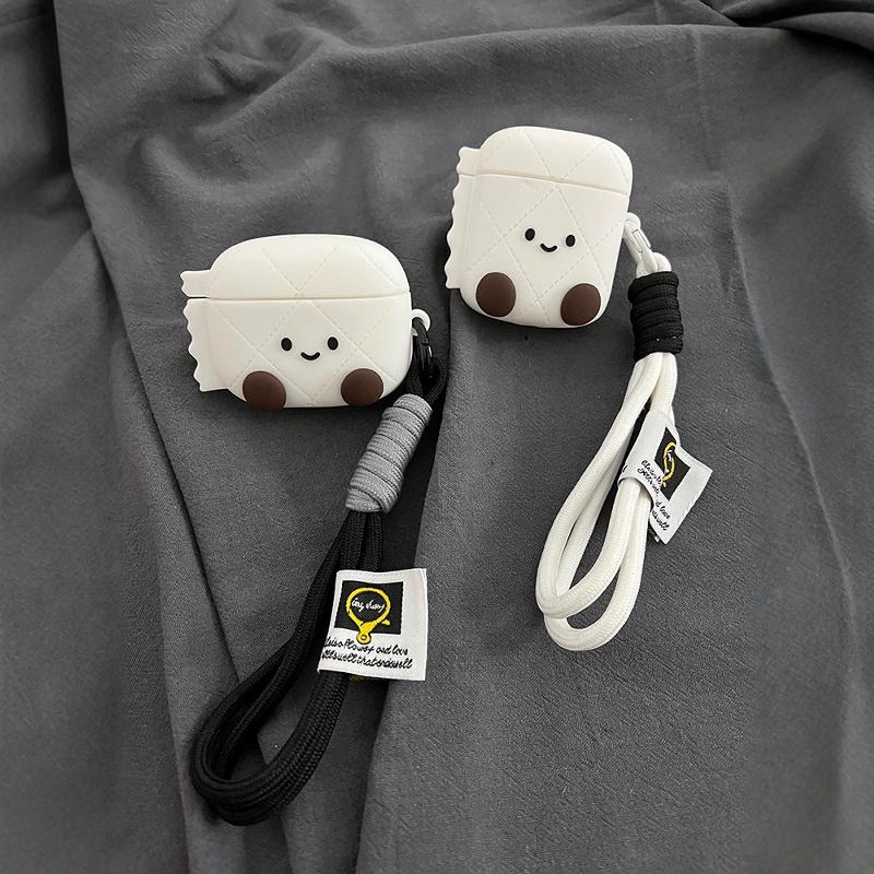 创意可爱厕纸表情保护套华强北5代airpods pro2代耳机壳AirPods Pro适用4代苹果耳机保护壳3代硅胶软壳耳机套