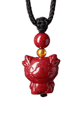 天然朱砂护身符挂件十二生肖吊坠