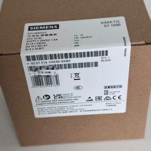 可维修6ES7214-1HG40-0XB0CPU，西门子模块原