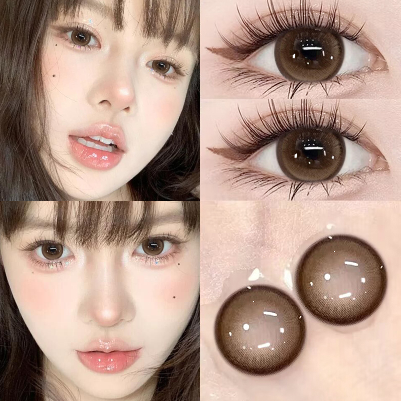 Maylofi新款美瞳日抛棕色大小直径一次性30片三明治工艺隐形眼镜