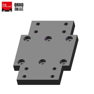 QRXQ丝杆滑台直线模组同步带滑台模组配件连接板直角连接板铝型材