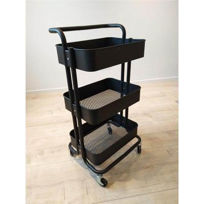 客厅拉斯克手推车三层大号美发火罐美容院小推车美甲工具车子