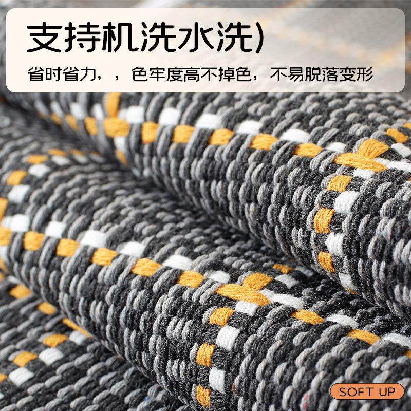 四季摇摇椅垫子防滑躺椅坐垫棉线编织垫子折叠懒人沙发坐垫子