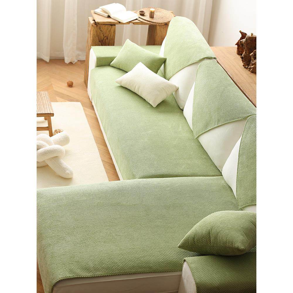 纯色毛绒沙发垫四季通用防滑坐垫子简约现代沙发套罩靠背巾全盖布,居家布艺,沙发垫,淘宝优惠券,粉丝福利购,淘宝优惠卷